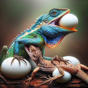 Read more about the article Risks Egg-Eating Cannibalism Lizards