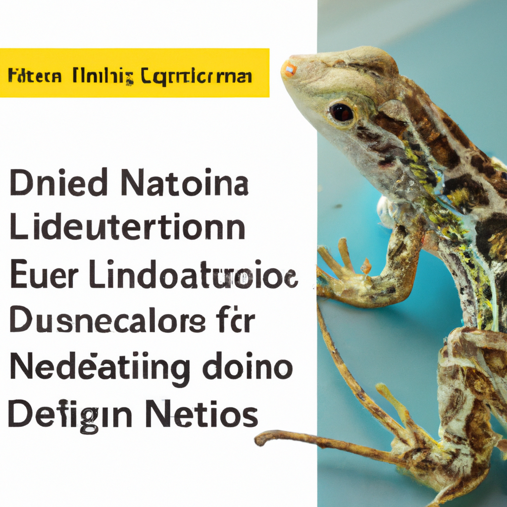 You are currently viewing Identifying and addressing nutritional deficiencies in pet lizards