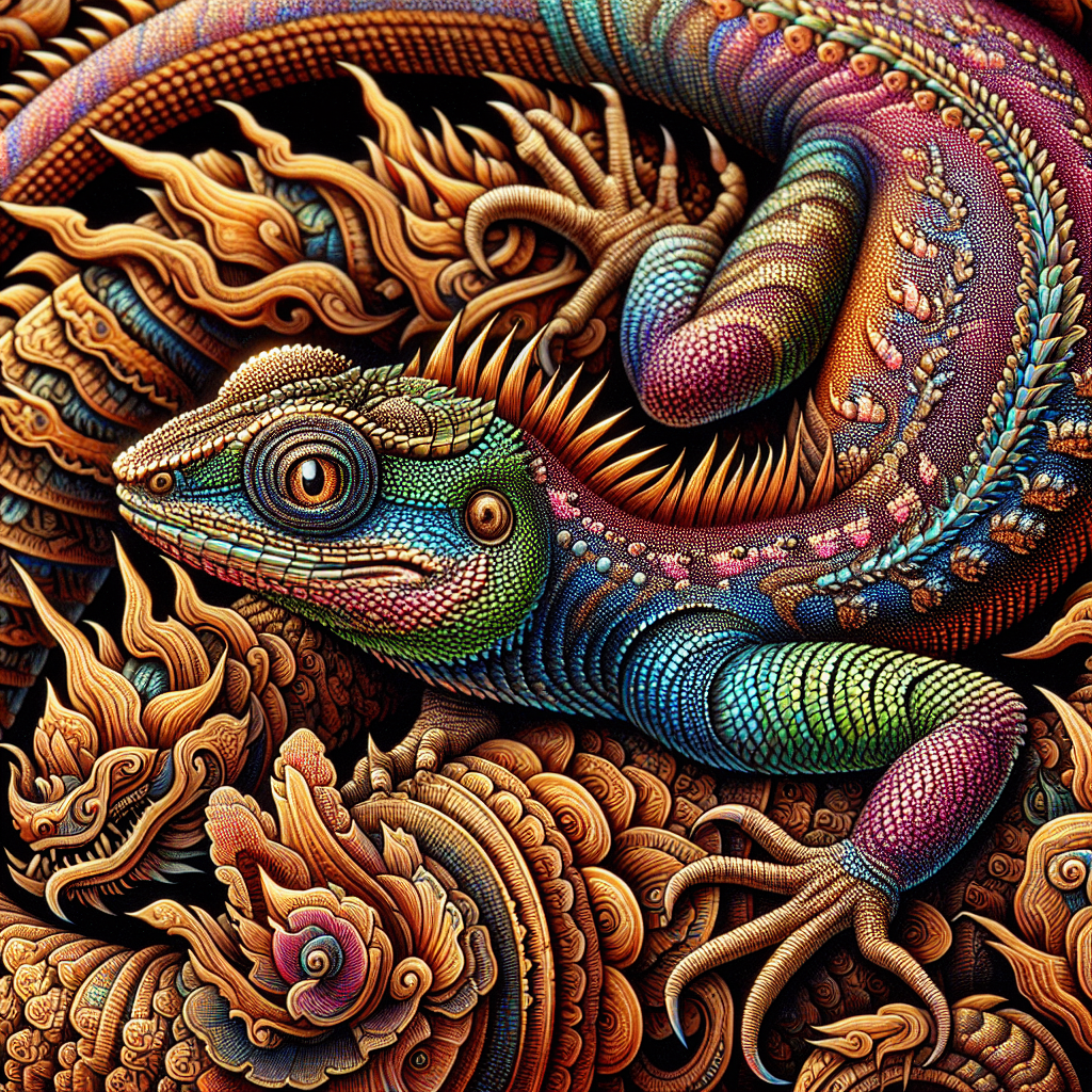 You are currently viewing Asian Lizard Art Techniques