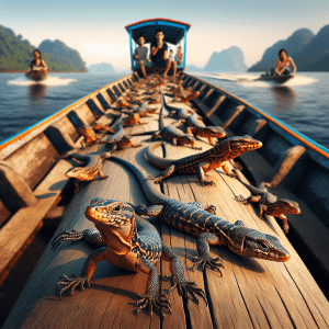 Read more about the article Traveling with lizards on boat