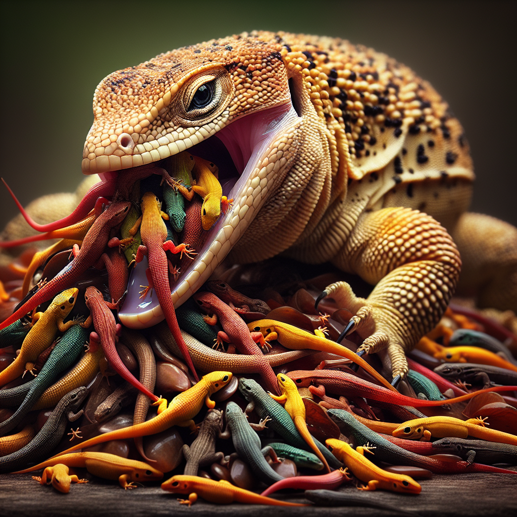 You are currently viewing Feeding schedules for solitary lizards