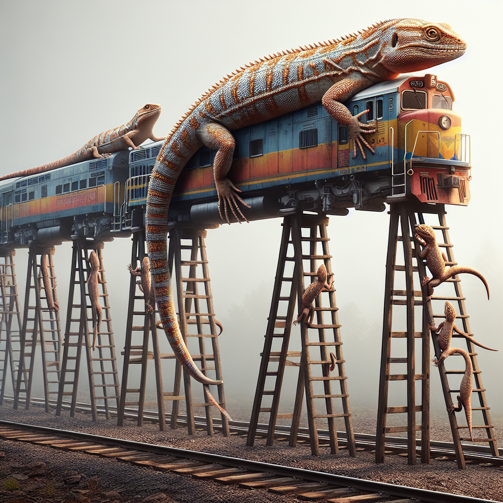 You are currently viewing Train lizards ladder structures