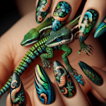 Read more about the article Lizard Nail Art Designs