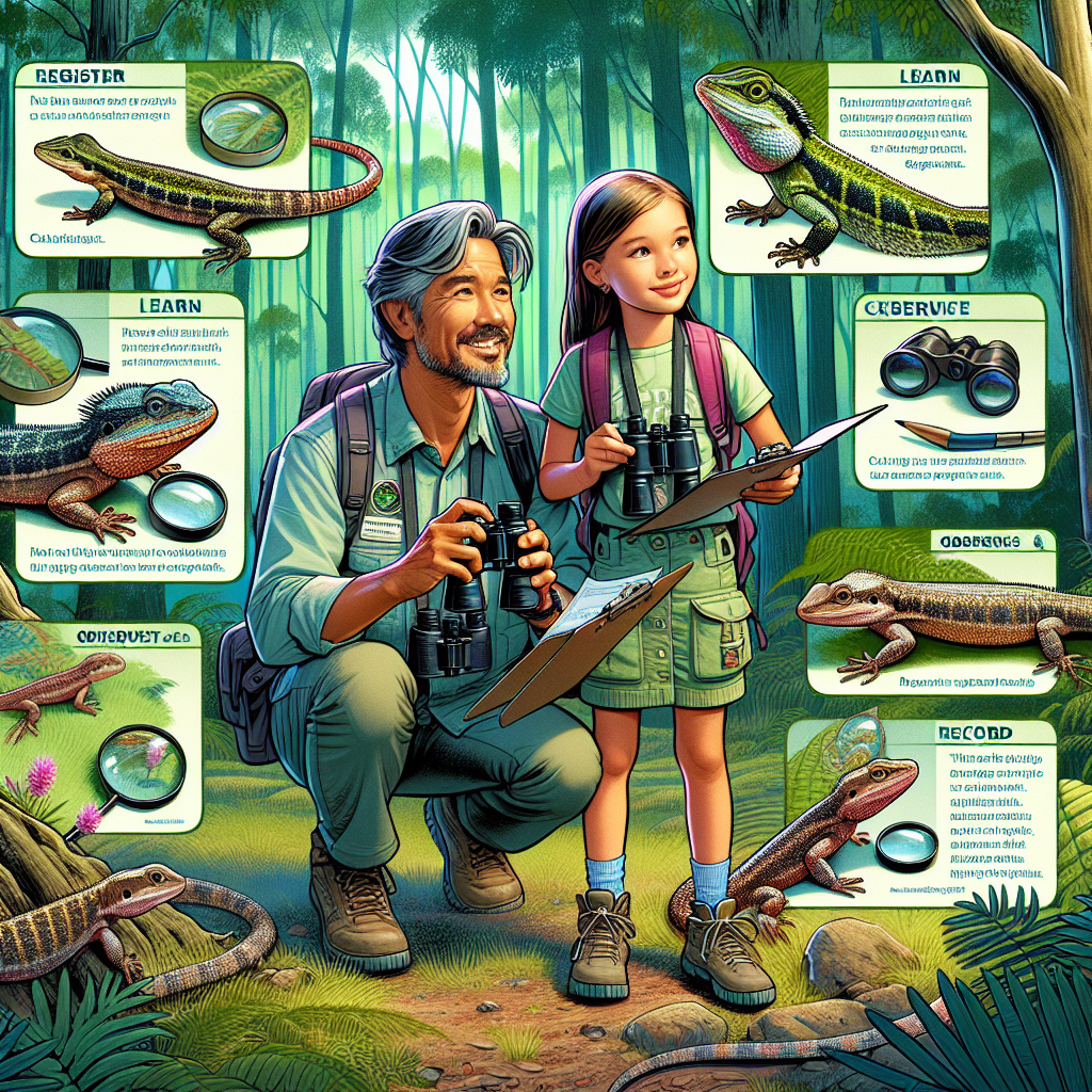 You are currently viewing Australian Rainforest Lizards Citizen Scientist: A Family Guide