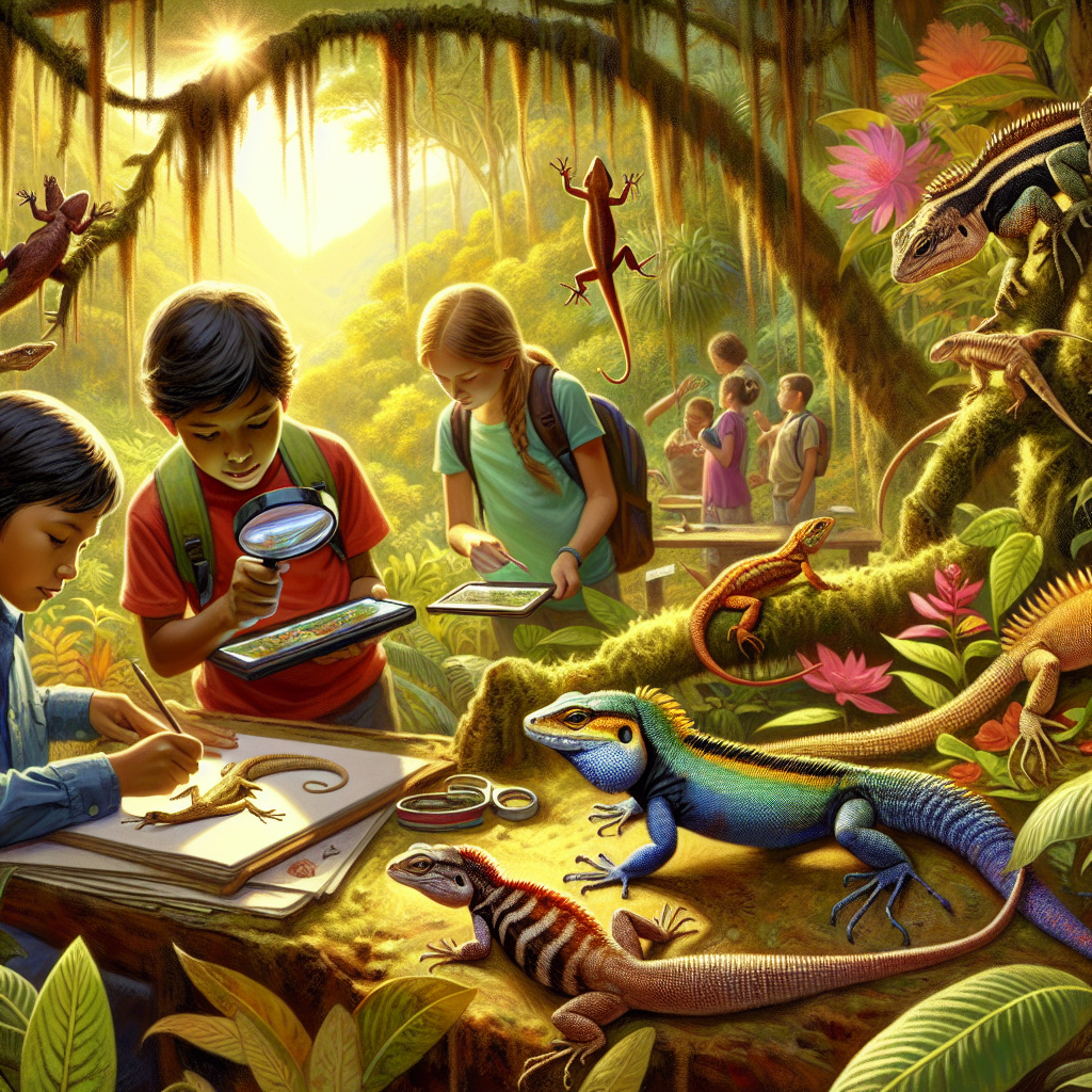 Educational Activities for Kids to Learn About Lizards in Central America - Interactive and Fun Learning Experiences