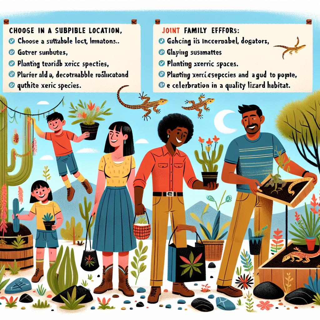 You are currently viewing Lizard Habitat Xeriscaping: A Family Guide