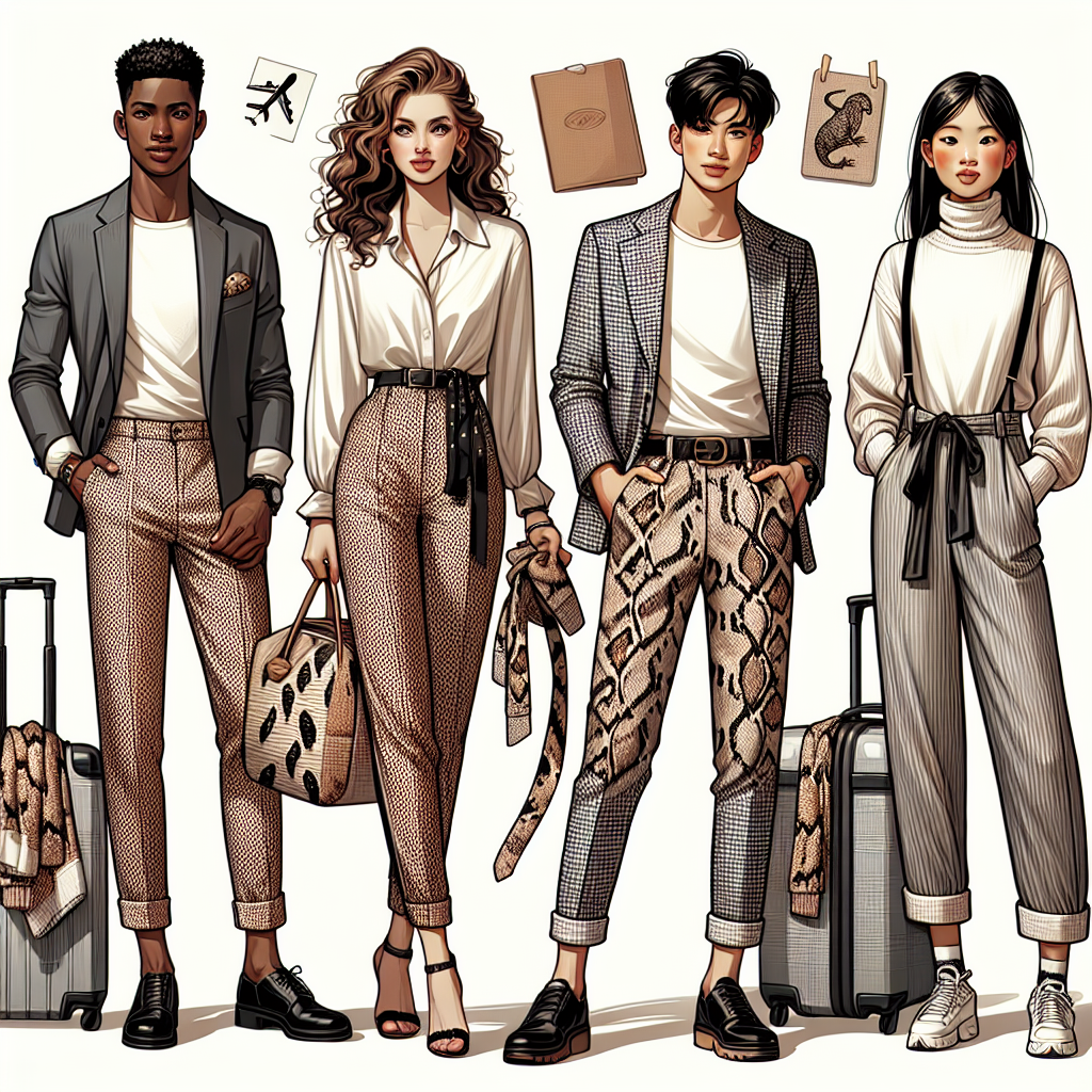 You are currently viewing Lizard Print Trousers: Effortlessly Cool – Your Guide to Conquer Travel Style!