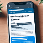 Read more about the article Lizard Adaptations to Bushland: A Family Guide