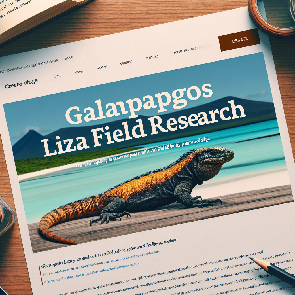 You are currently viewing Galapagos Lizard Field Research: A Family Guide