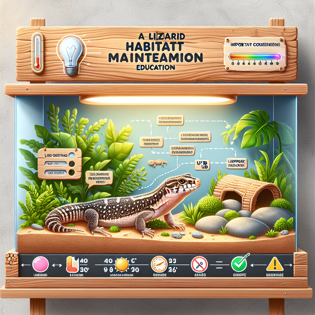 You are currently viewing Lizard Habitat Maintenance Education: Essential Tips