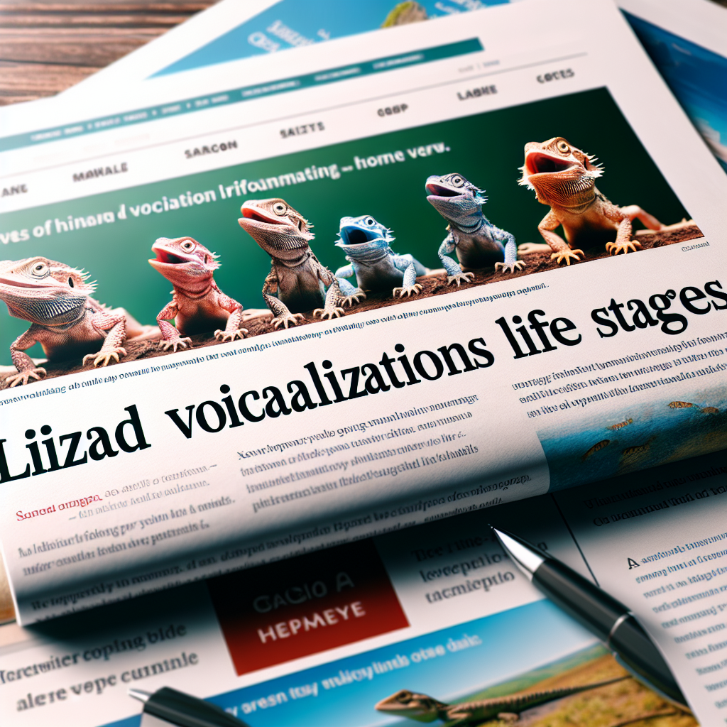 You are currently viewing Lizard Vocalizations Life Stages: A Parent’s Guide