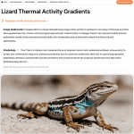 Read more about the article Lizard Thermal Activity Gradients: A Parent’s Guide