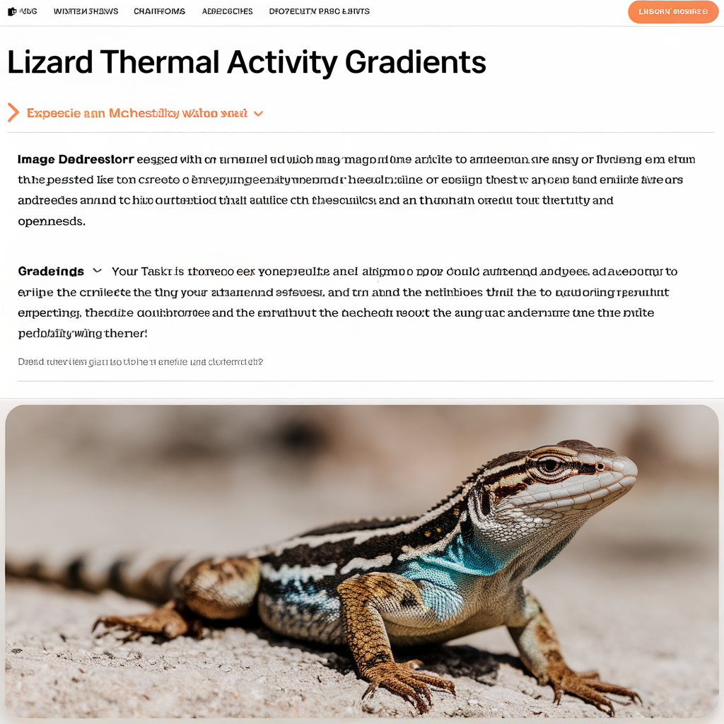 You are currently viewing Lizard Thermal Activity Gradients: A Parent’s Guide