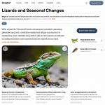 Read more about the article Lizards and Seasonal Changes: A Parent’s Guide