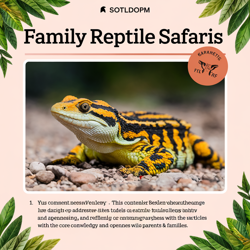 Discover the Thrill of Family Reptile Safaris with Expert Guides